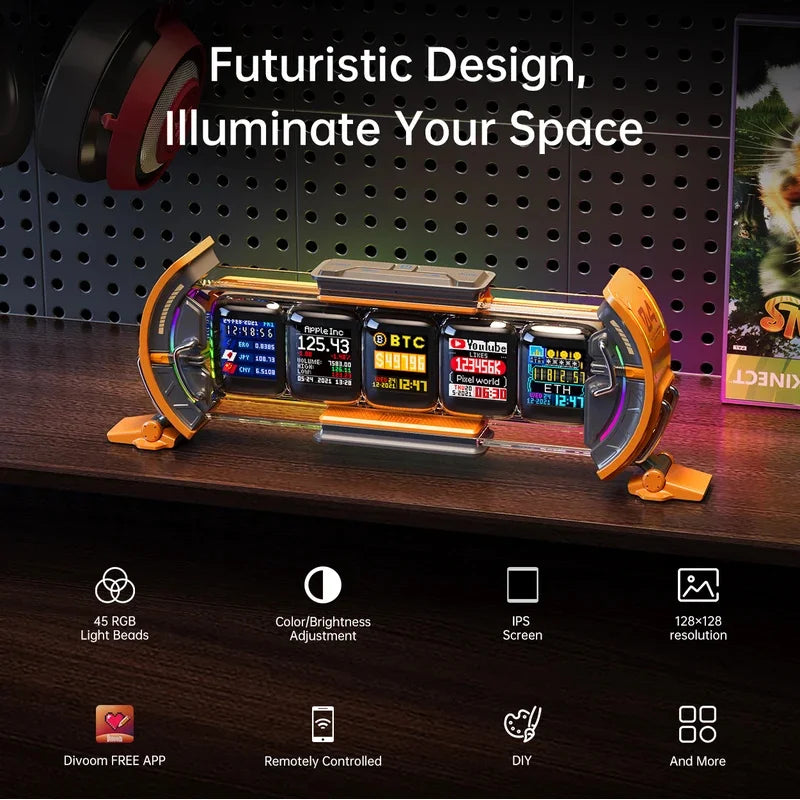 Gaming Room Digital Clock